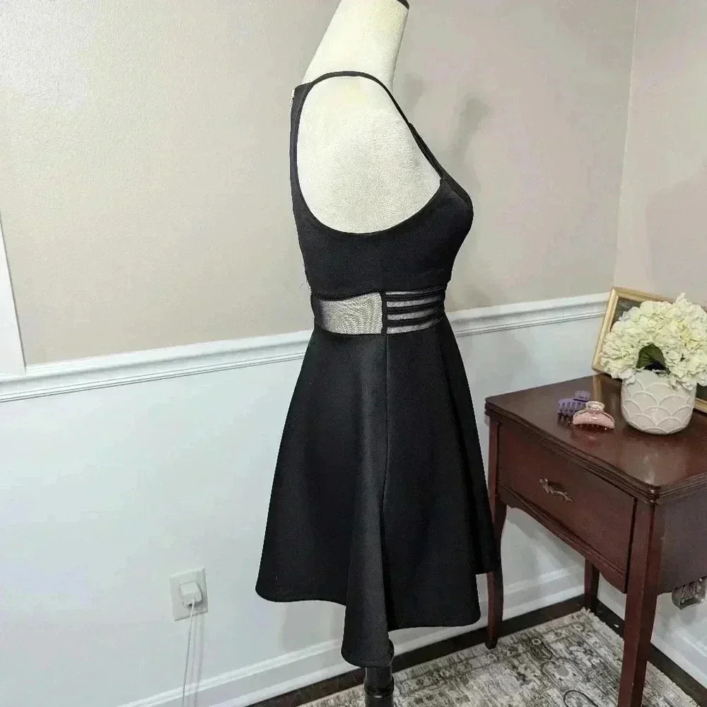 2/$10 Sequin Hearts Halter Cutout Dress - Picture 2 of 8